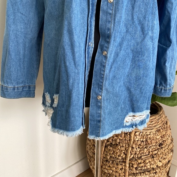 2XL Jean Shirt / Oversized Jacket - Picture 3 of 6